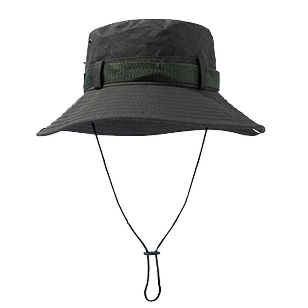 Summer Hat Wide Brim Unisex Hollow Out Super Breathable Sunshade Outdoor Hat Climbing Supply Image 4