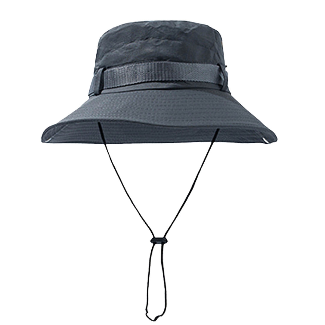 Summer Hat Wide Brim Unisex Hollow Out Super Breathable Sunshade Outdoor Hat Climbing Supply Image 7