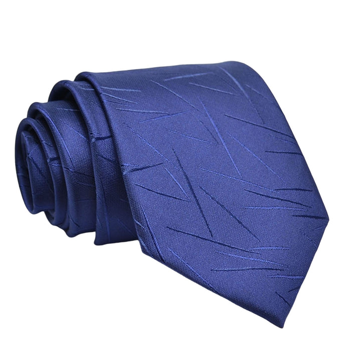 Business Tie Jacquard Good Touch Male Striped Arrowhead Type Wedding Tie for Wedding Image 4