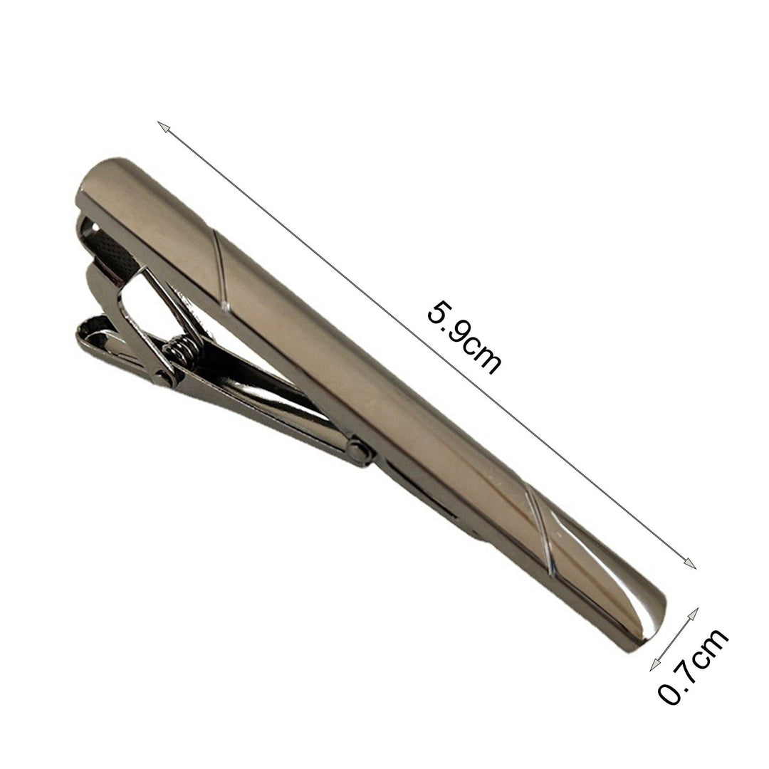 Ties Clips Fixing Tightly Solid Mini Lightweight Stable Easy to Use Convenient Metal Tie Copper Bar Clips for Adult Image 11