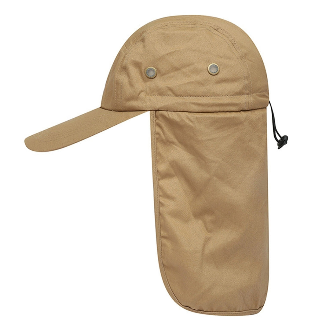 Peaked Hat Unisex Breathable Space-saving Washable Foldable Portable Baseball Hat Neck Protection Camping Climbing Hat Image 4