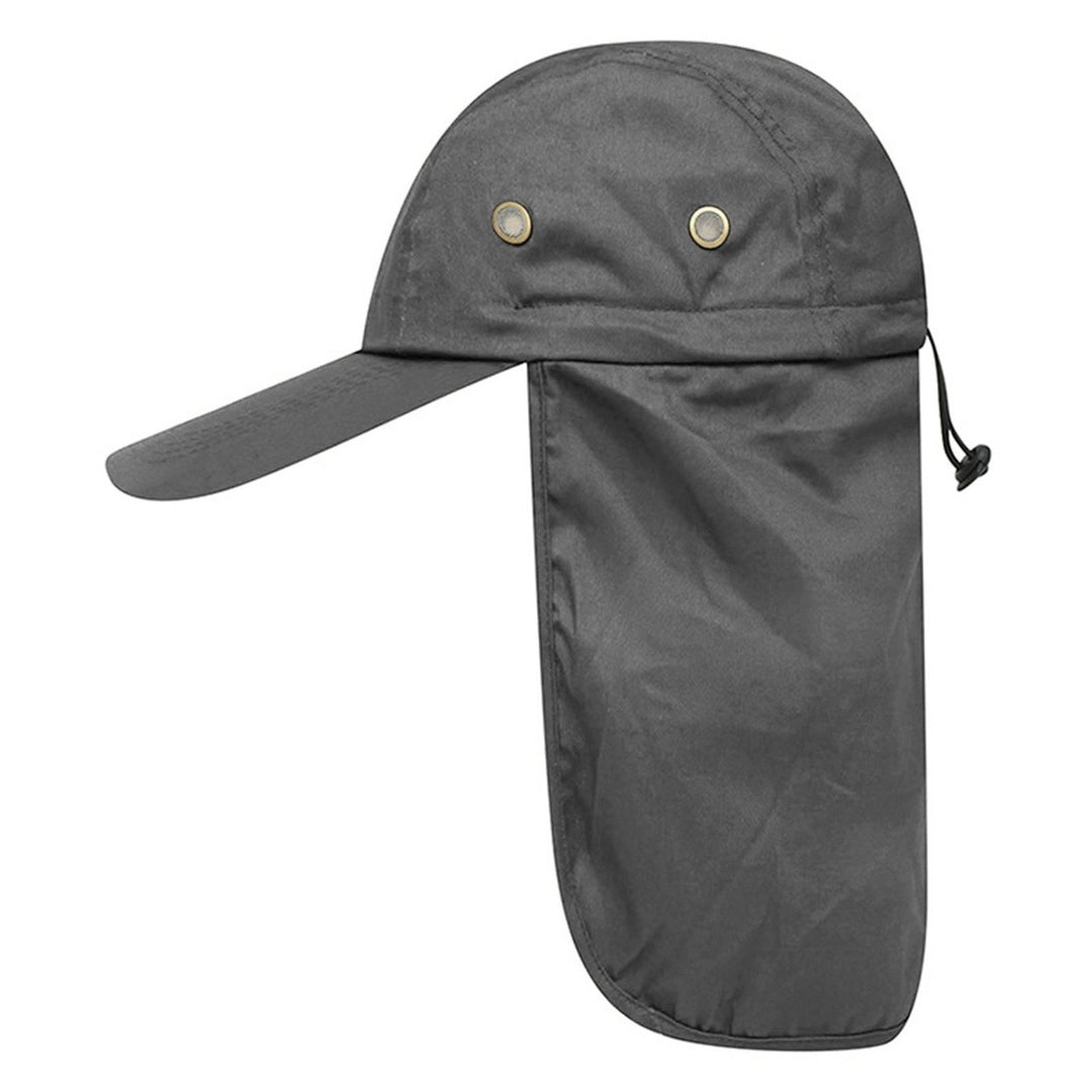 Peaked Hat Unisex Breathable Space-saving Washable Foldable Portable Baseball Hat Neck Protection Camping Climbing Hat Image 1