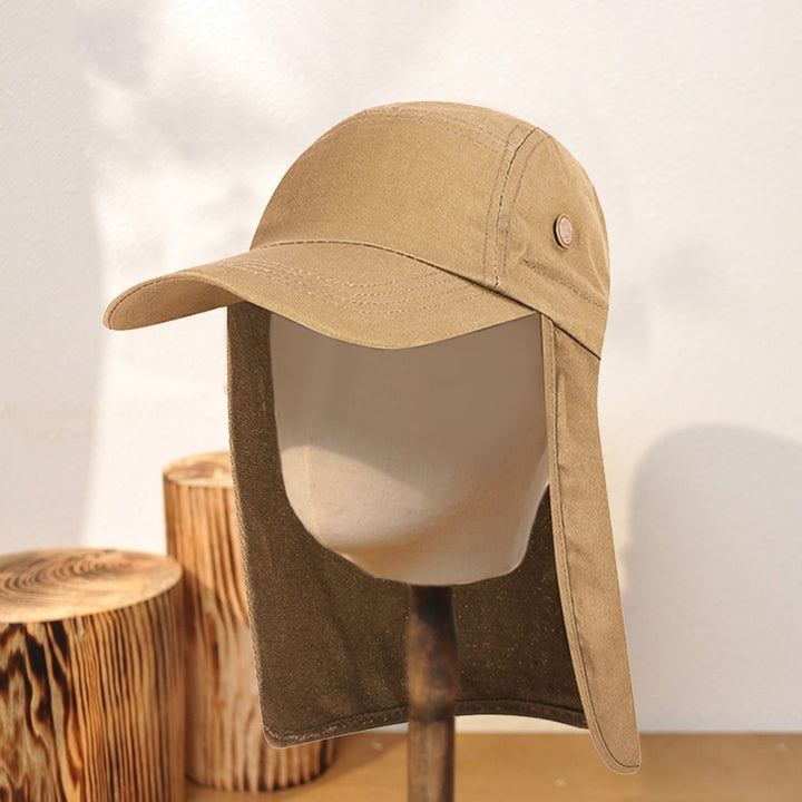 Peaked Hat Unisex Breathable Space-saving Washable Foldable Portable Baseball Hat Neck Protection Camping Climbing Hat Image 10
