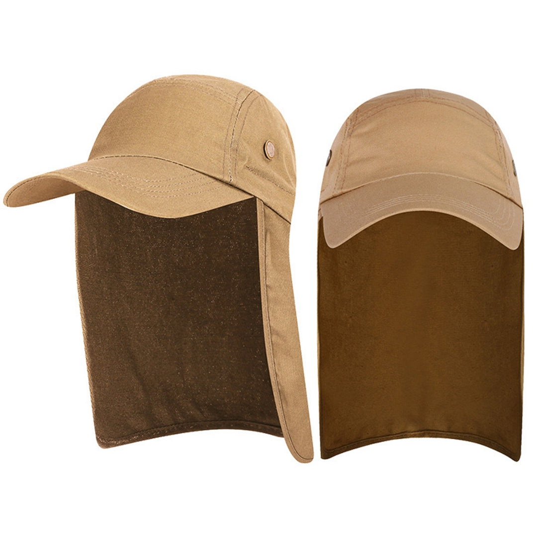 Peaked Hat Unisex Breathable Space-saving Washable Foldable Portable Baseball Hat Neck Protection Camping Climbing Hat Image 11