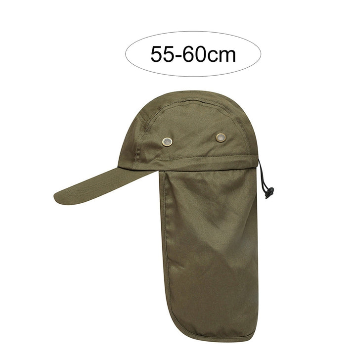 Peaked Hat Unisex Breathable Space-saving Washable Foldable Portable Baseball Hat Neck Protection Camping Climbing Hat Image 12