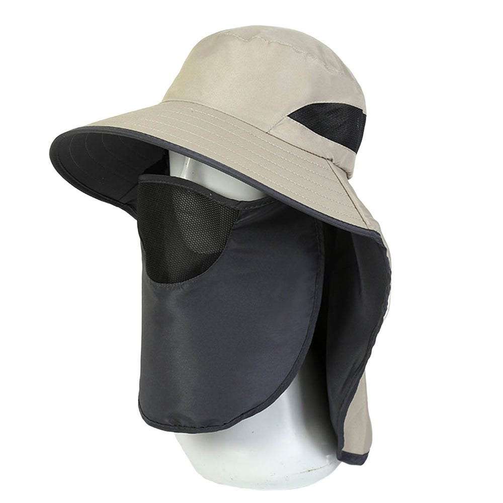 Sun Hat Breathable Wide Brim Outdoor Supplies Summer Fisherman Hat for Camping Image 2