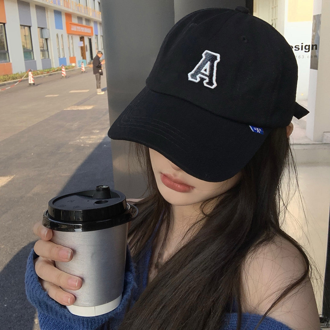 Baseball Cap Casual Wide Brim Folding Adjustable Windproof Sun Protection Breathable Fashion Letter Embroidery Women Image 7