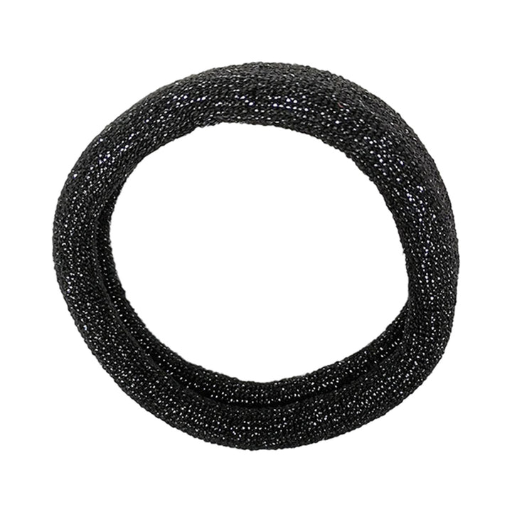 5cm Hair Band Seamless Widened Glitter Shiny Stretch Hair Accessories High Elasticity Pure Color Women Thin Thick Hair Image 3