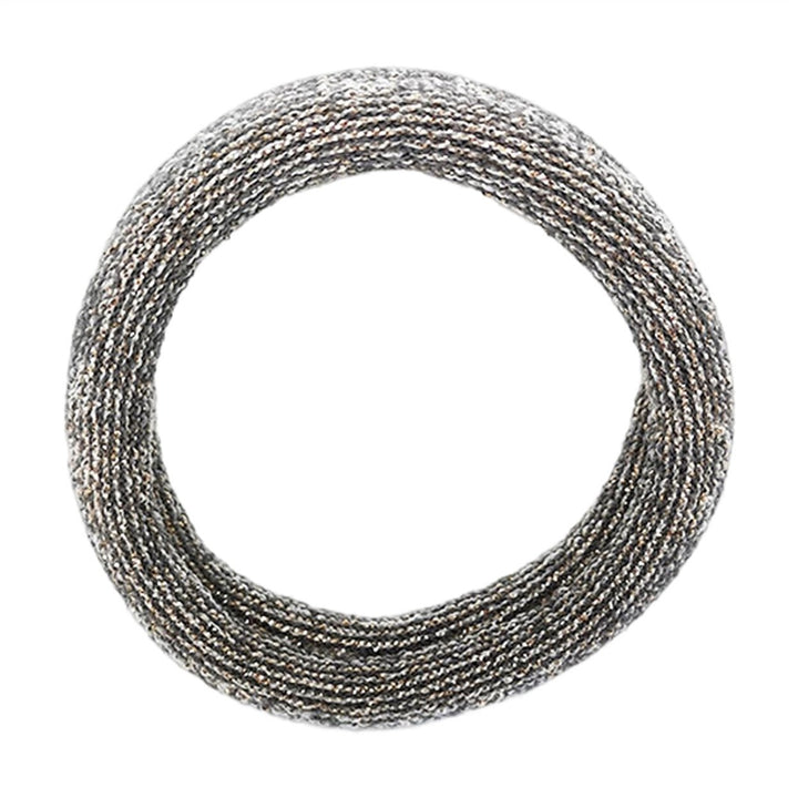 5cm Hair Band Seamless Widened Glitter Shiny Stretch Hair Accessories High Elasticity Pure Color Women Thin Thick Hair Image 1