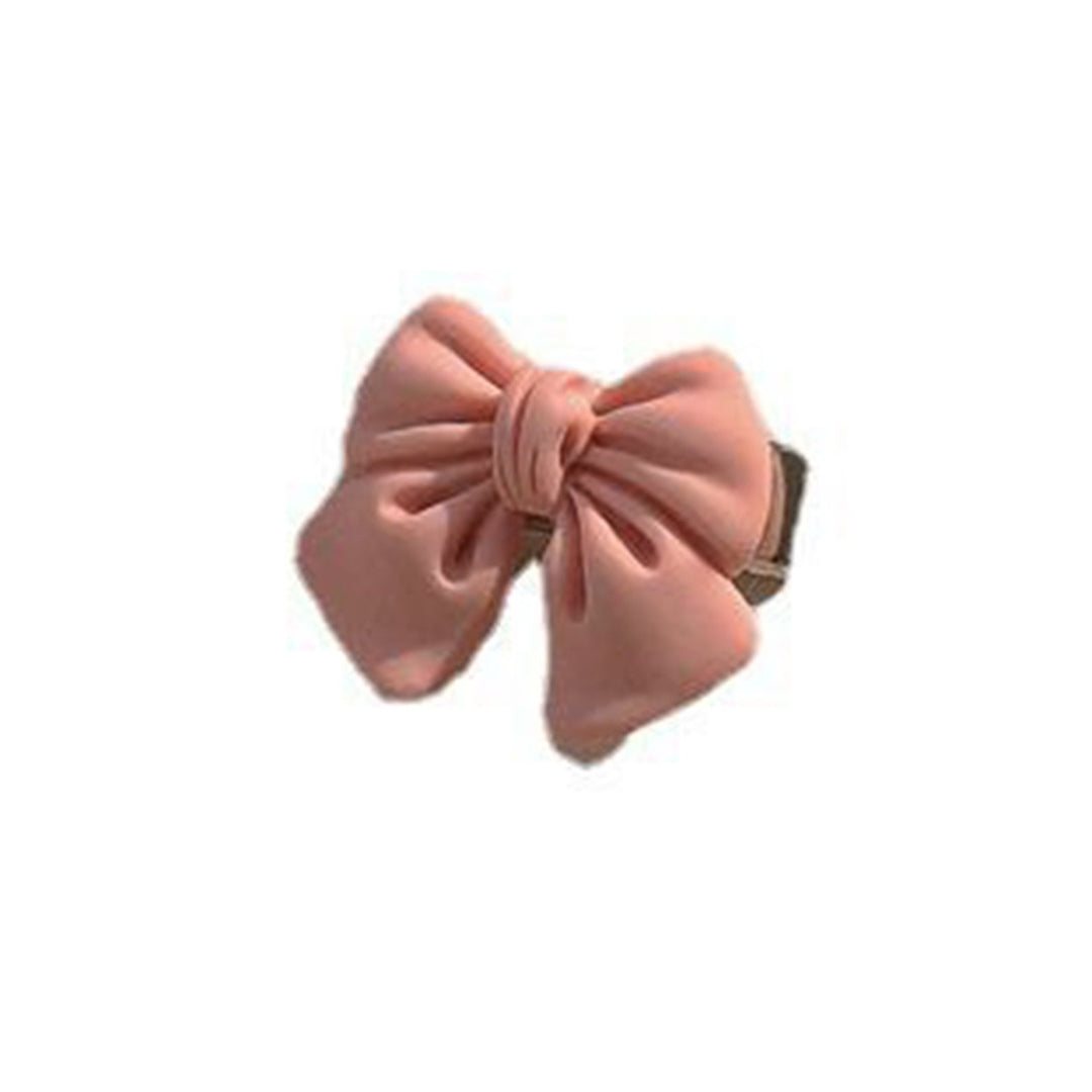 Hair Clip Exquisite Stainless Lightweight Reusable Attractive Fix Hair Refreshing Peach Shape Non-Slip Lady Hair Pin Image 1
