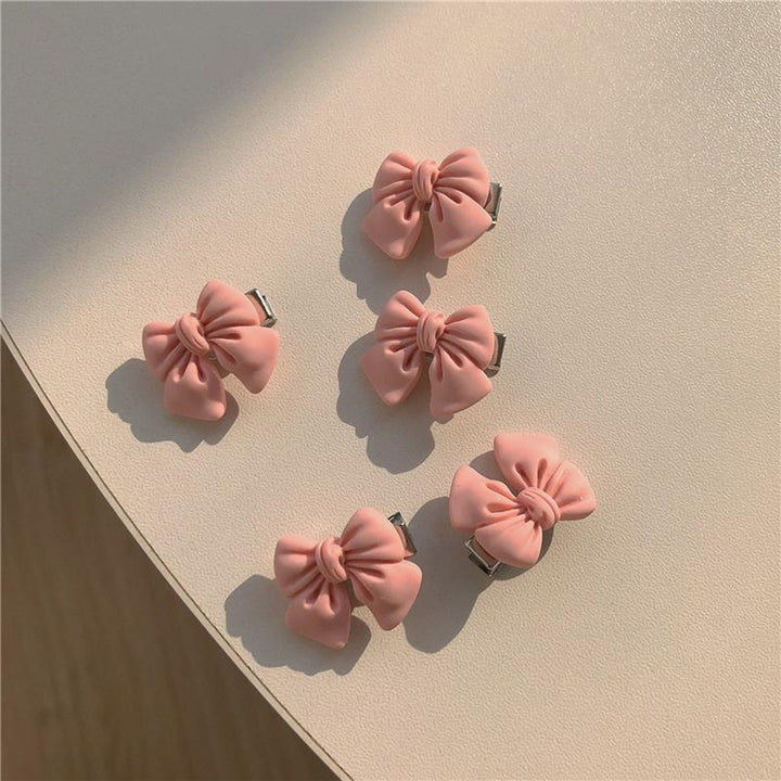 Hair Clip Exquisite Stainless Lightweight Reusable Attractive Fix Hair Refreshing Peach Shape Non-Slip Lady Hair Pin Image 12