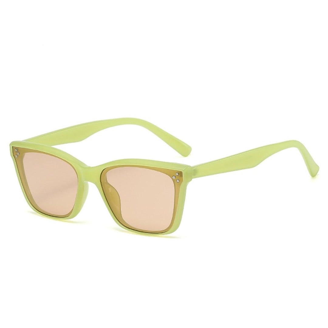 Women Sunglasses Square Frame Simple Style Classic Retro Clear Lens Sun-resistant Ultra-light UV Protection Adults Image 4