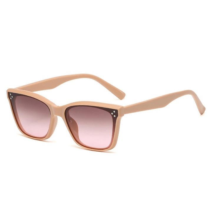 Women Sunglasses Square Frame Simple Style Classic Retro Clear Lens Sun-resistant Ultra-light UV Protection Adults Image 6