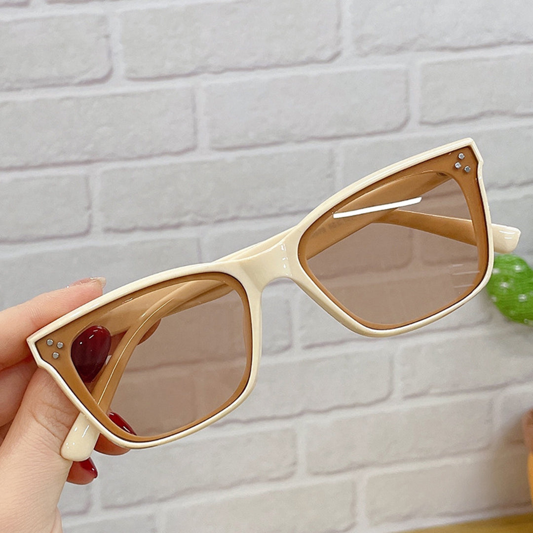 Women Sunglasses Square Frame Simple Style Classic Retro Clear Lens Sun-resistant Ultra-light UV Protection Adults Image 9