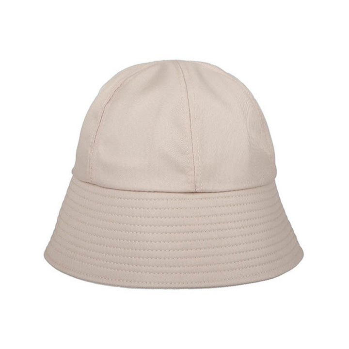 Sun Cap Foldable Sun Block Solid Color Bucket Hat Packable Fisherman Cap for Outdoor Image 4