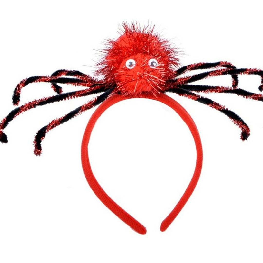 Spider Headband Multiple Styles Allergy Free Cloth Halloween Spider Costume Headwear Decor for Festival Image 1