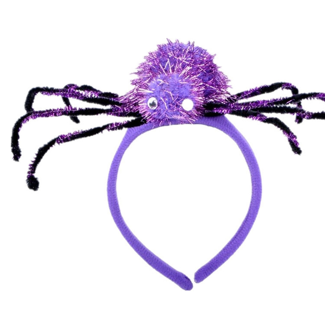 Spider Headband Multiple Styles Allergy Free Cloth Halloween Spider Costume Headwear Decor for Festival Image 3