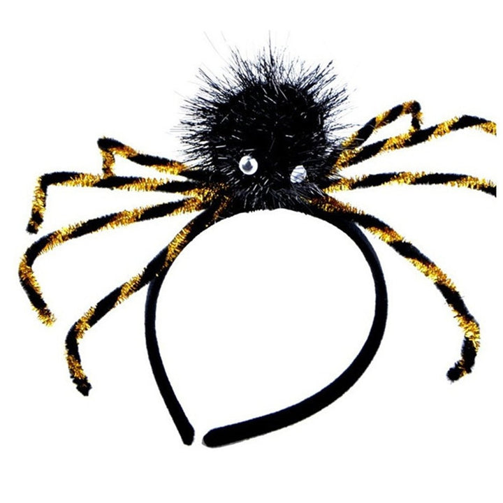 Spider Headband Multiple Styles Allergy Free Cloth Halloween Spider Costume Headwear Decor for Festival Image 1