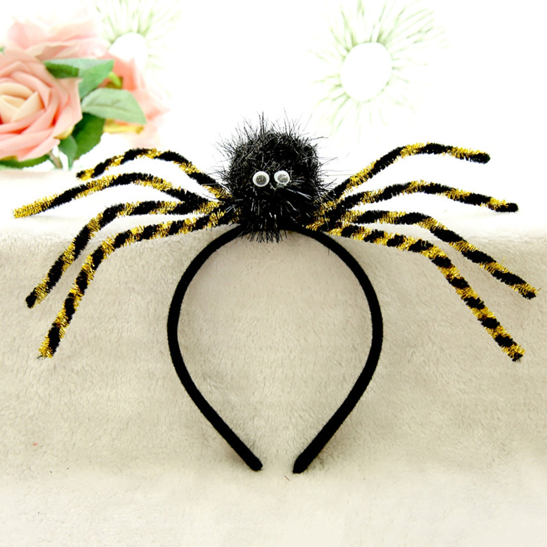 Spider Headband Multiple Styles Allergy Free Cloth Halloween Spider Costume Headwear Decor for Festival Image 6