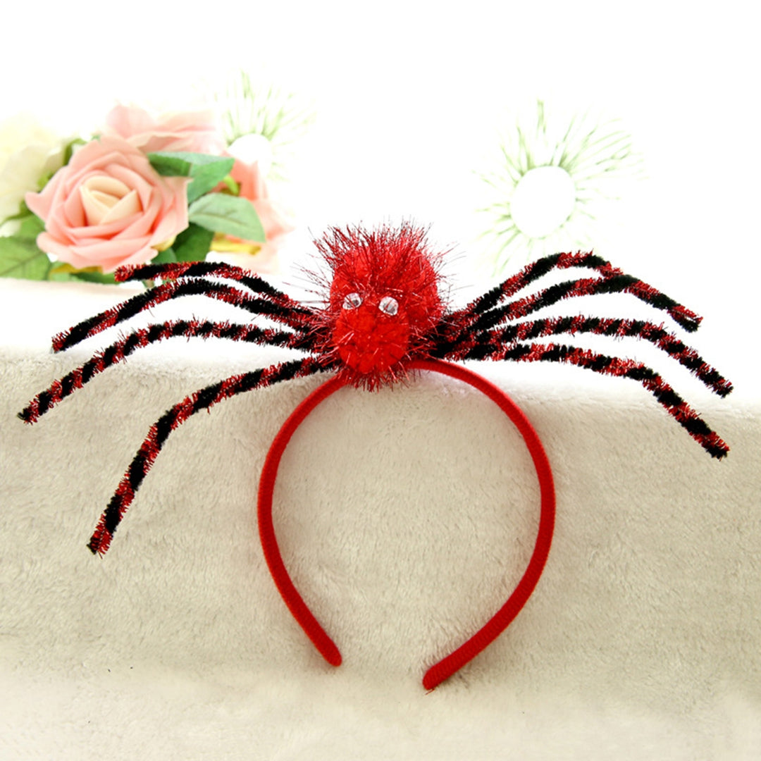 Spider Headband Multiple Styles Allergy Free Cloth Halloween Spider Costume Headwear Decor for Festival Image 11