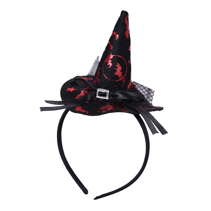 Festival Headband Hat Decor Performance Props Headwear Pumpkin Witch Hat Decor Headwear for Party Image 9