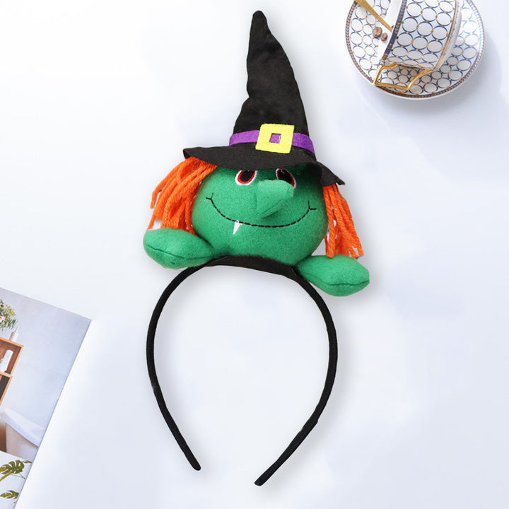 Halloween Headband Realistic Decorative Lightweight Halloween Fashion Pumpkin Bats Spider Headwear for Party Image 7