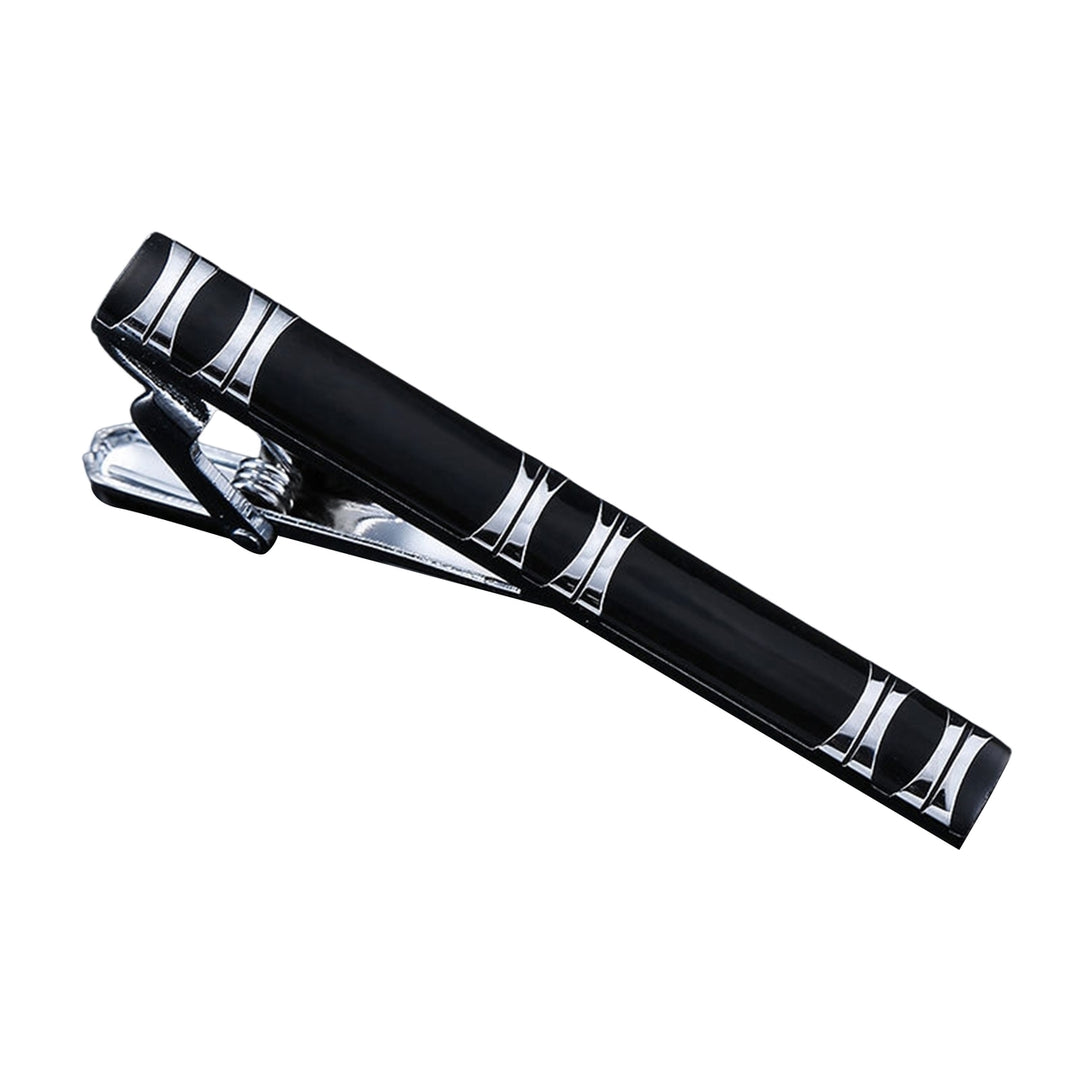 Men Tie Clip Fashion Pattern All Match Polished Accessory Smooth Surface Business Tie Clamp for Adult Image 7