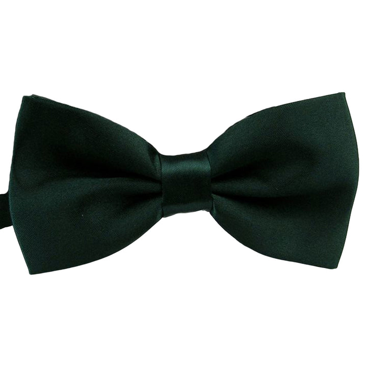 Men Tie Bow Smooth Solid Color Adjustable Lightweight Korean Style Wedding Tie for Party Banquet Prom Image 9