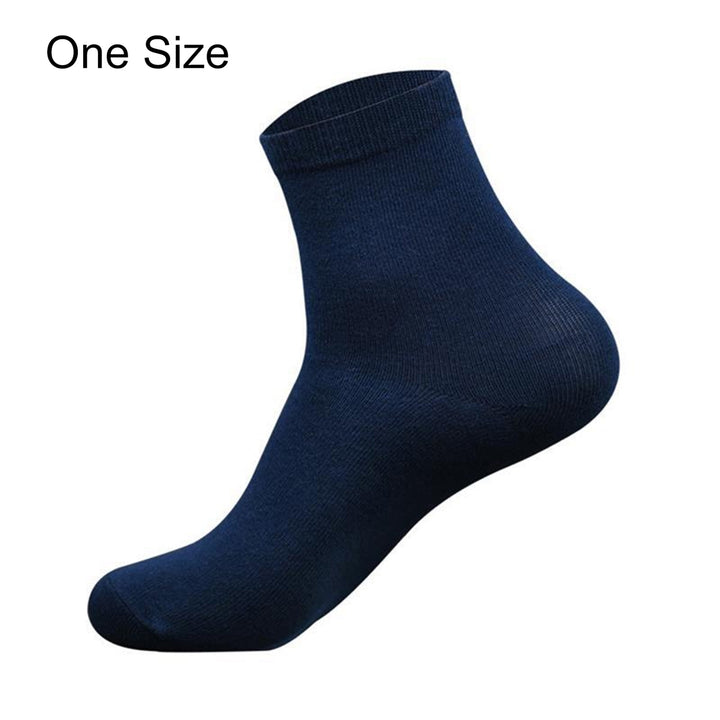 5 Pairs Spring Summer Men Socks High Elasticity Anti-friction Sweat-absorbent Socks for Sports Image 12