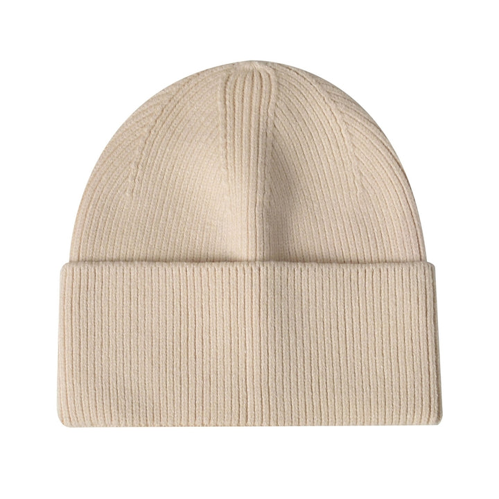 Ribbed Ear Flap Thickened Warm Winter Hat Unisex Solid Color Riding Knitted Beanie Cap Costume Accessories Image 9