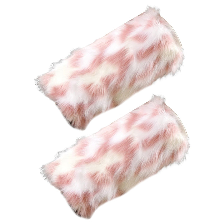 1 Pair Faux faux Socks Tie Dye Anti-cold Soft  Attractive Keep Warm Delicate Leg Warmers for Stage Performance Image 9