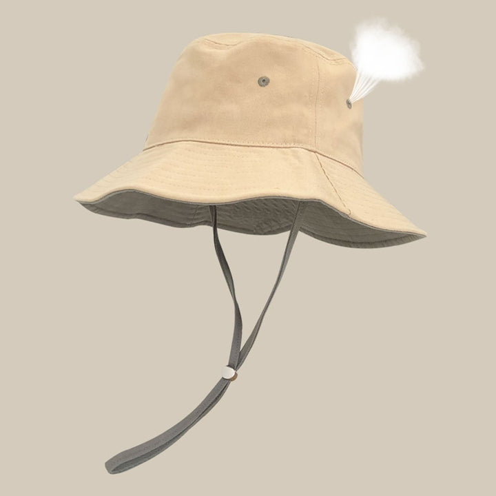 Bucket Hat Windproof Rope Casual Adjustable Washable Plain UV Protection Solid Color Breathable Men Women Summer Sun Hat Image 12