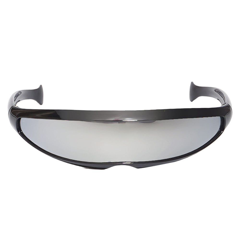 Novelty Futuristic Mirrored Sunglasses UV Protection Sunglasses Punk X-Men Personalized Sunglasses Narrow Sun Glasses Image 2