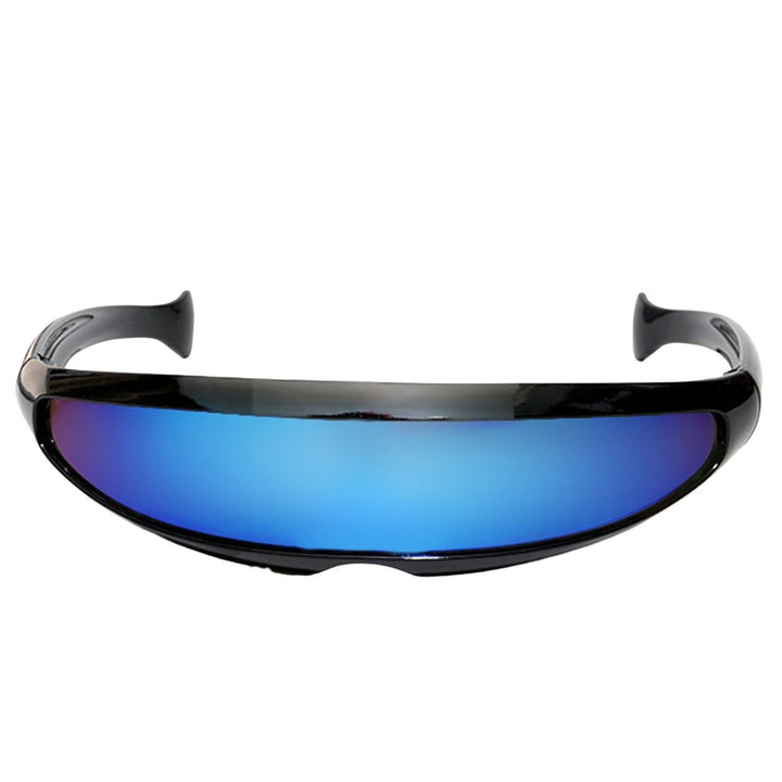 Novelty Futuristic Mirrored Sunglasses UV Protection Sunglasses Punk X-Men Personalized Sunglasses Narrow Sun Glasses Image 1