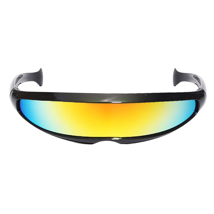 Novelty Futuristic Mirrored Sunglasses UV Protection Sunglasses Punk X-Men Personalized Sunglasses Narrow Sun Glasses Image 4