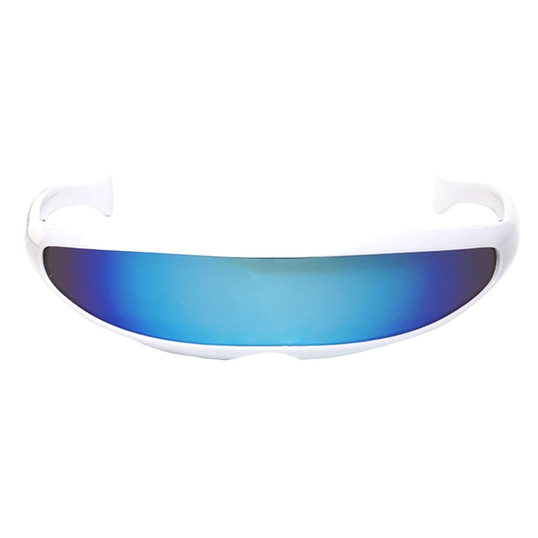 Novelty Futuristic Mirrored Sunglasses UV Protection Sunglasses Punk X-Men Personalized Sunglasses Narrow Sun Glasses Image 6