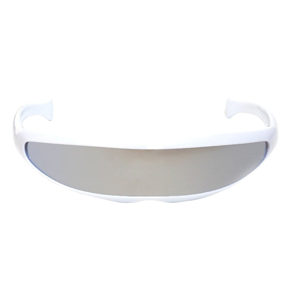 Novelty Futuristic Mirrored Sunglasses UV Protection Sunglasses Punk X-Men Personalized Sunglasses Narrow Sun Glasses Image 9