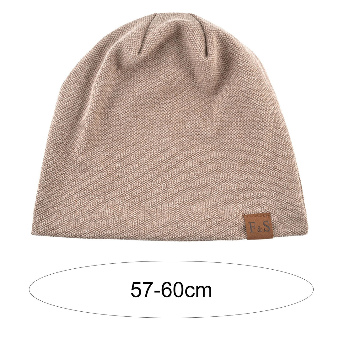 Knitted Hat Plush Lining Casual Hip Hop Super Soft Stretchy Keep Warm Solid Color Women Men Unisex Beanie Cap for Spring Image 11
