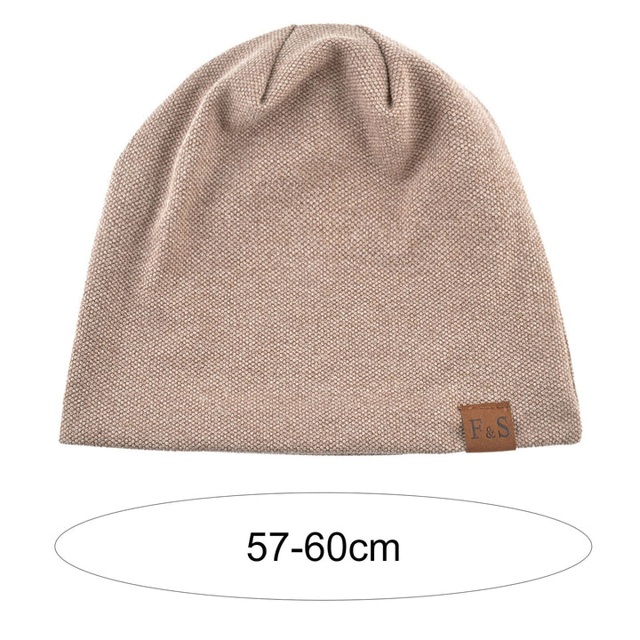 Knitted Hat Plush Lining Casual Hip Hop Super Soft Stretchy Keep Warm Solid Color Women Men Unisex Beanie Cap for Spring Image 11
