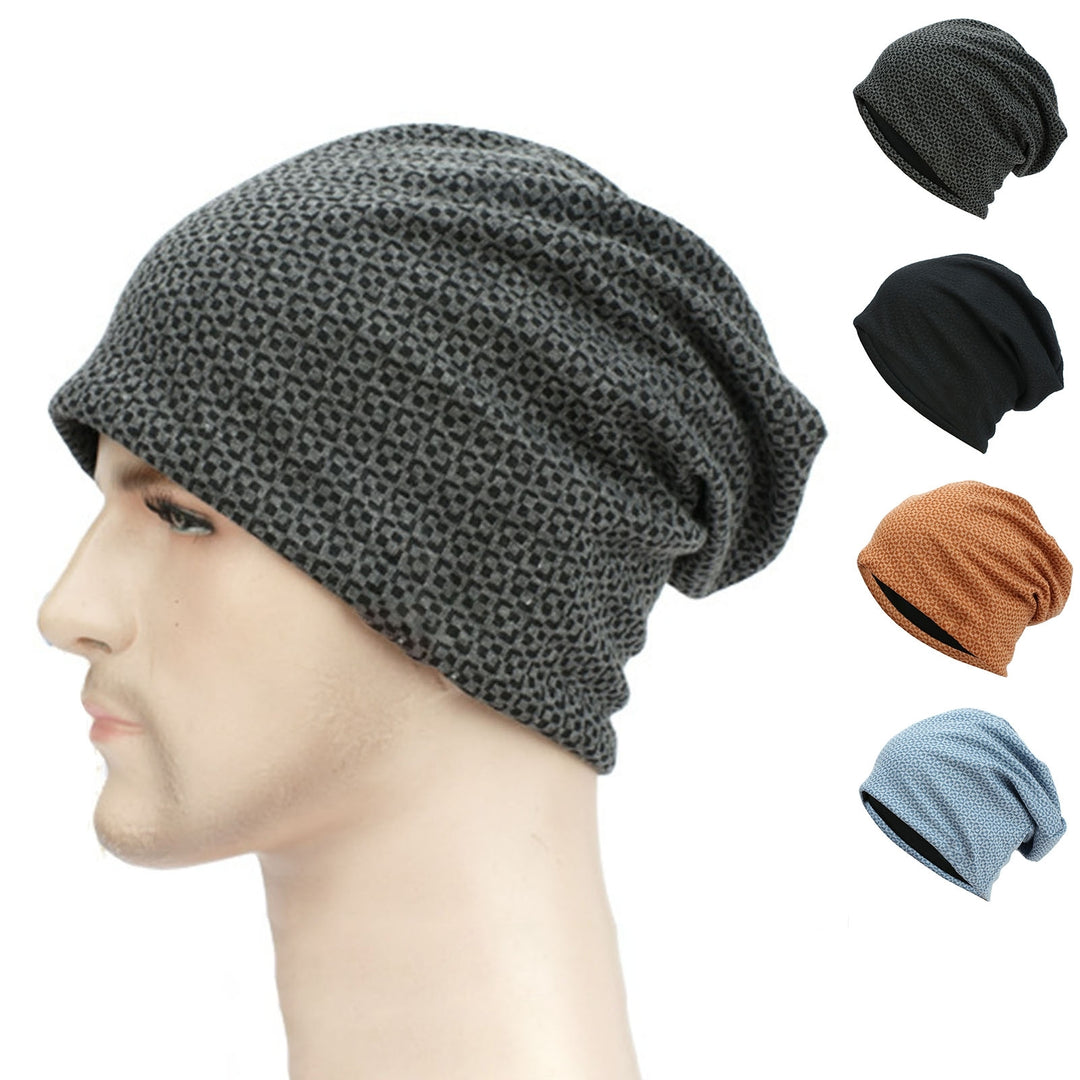 Beanie Hat Slouchy Good Stretchy Comfortable Touch Loose Quick Dry Keep Warm One-size Adult Men Women Winter Beanie for Image 6