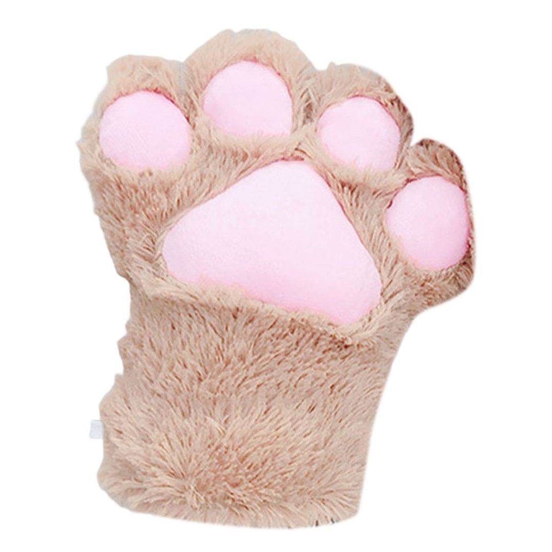 1Pcs Plush Gloves Windproof Cartoon Anti-slip Cute Anime Cosplay Show Accessories Winter Mittens for Cosplay Image 1