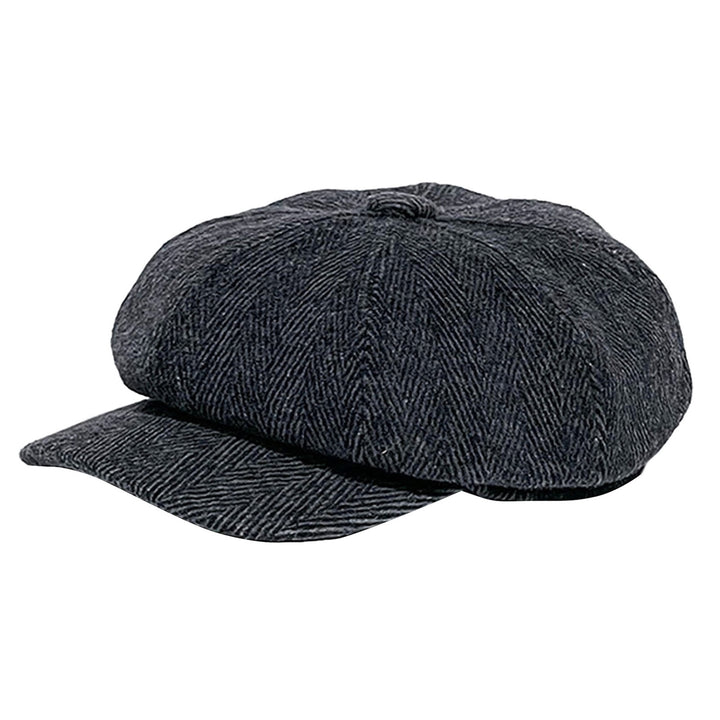 Beret Hat Adjustable Sun Protection Retro Style Breathable Non-Fading Decorative Polyester Men Newsboy Cap Beret Hat Image 4