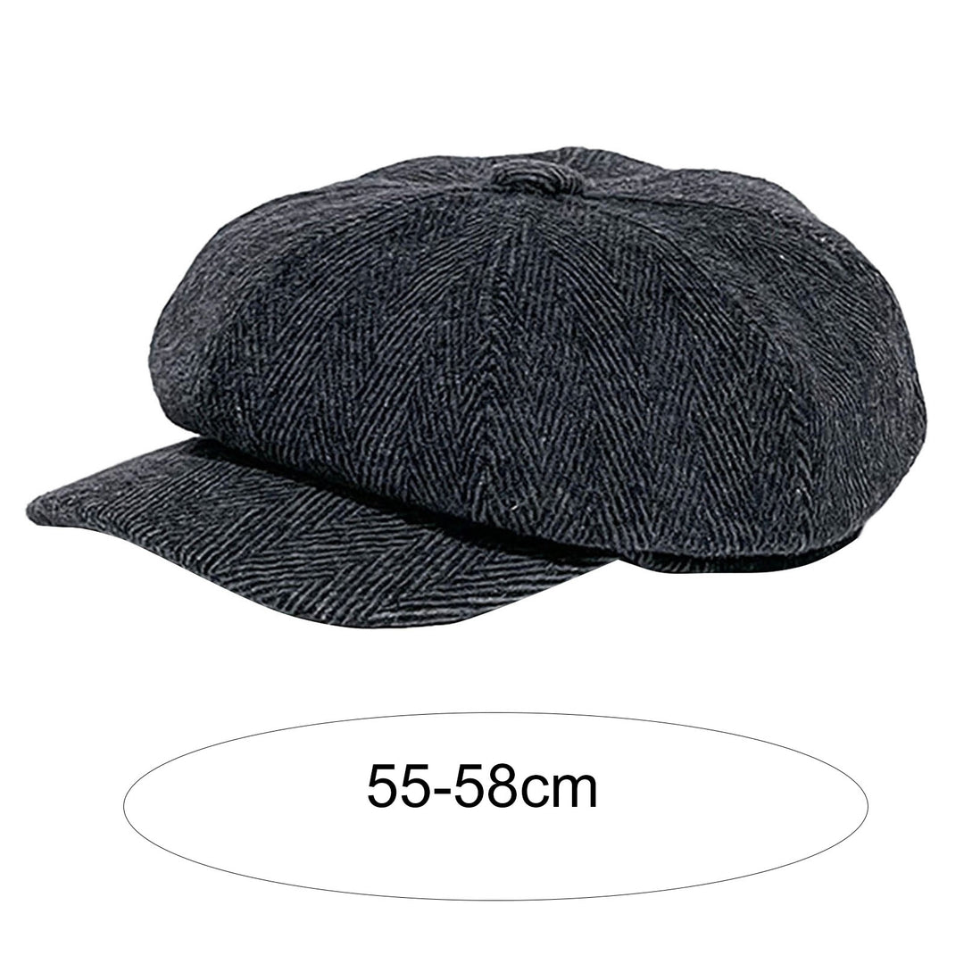 Beret Hat Adjustable Sun Protection Retro Style Breathable Non-Fading Decorative Polyester Men Newsboy Cap Beret Hat Image 8