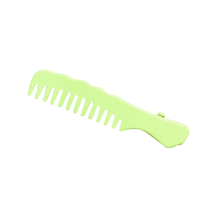 Bangs Clip Creative Design Comb Shape Solid Color Non-slip Smooth Edge Fix Hair Portable Cartoon Sweet Style Side Clip Image 3