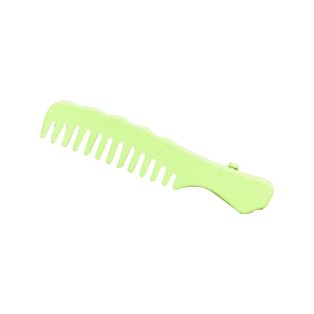 Bangs Clip Creative Design Comb Shape Solid Color Non-slip Smooth Edge Fix Hair Portable Cartoon Sweet Style Side Clip Image 1