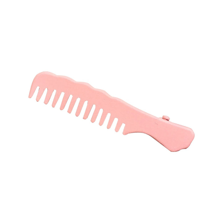 Bangs Clip Creative Design Comb Shape Solid Color Non-slip Smooth Edge Fix Hair Portable Cartoon Sweet Style Side Clip Image 1