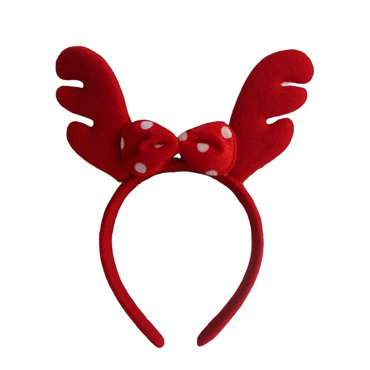 Christmas Headband Festive Decorative Lightweight Xmas Santa Elk Antlers Children Adults Hairband for Party Image 4