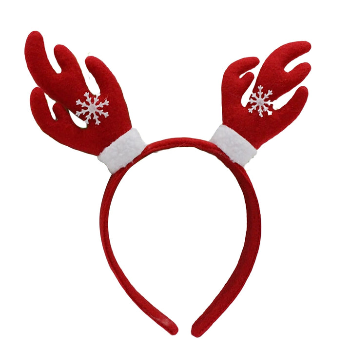 Christmas Headband Festive Decorative Lightweight Xmas Santa Elk Antlers Children Adults Hairband for Party Image 7