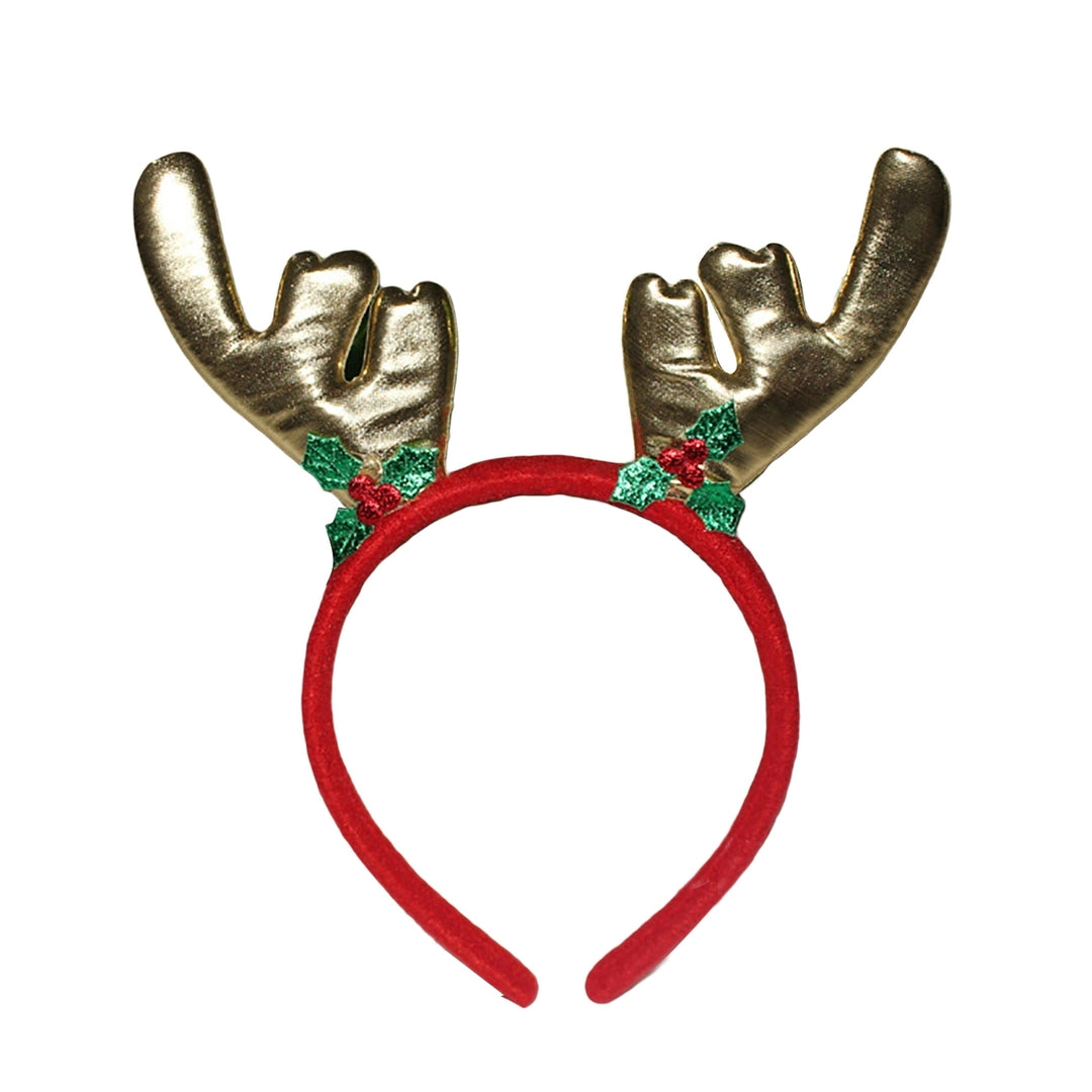 Christmas Headband Festive Decorative Lightweight Xmas Santa Elk Antlers Children Adults Hairband for Party Image 10