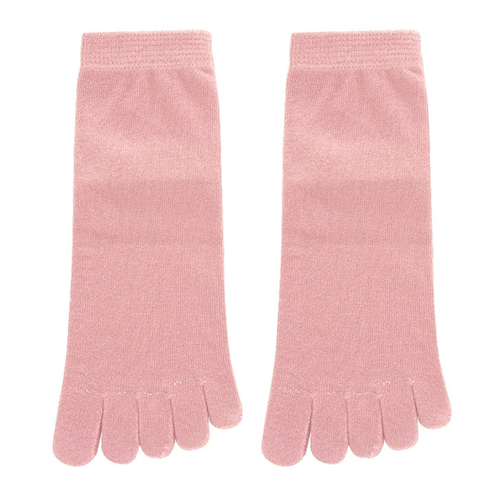1 Pair Mid Tube Socks Sweat Absorption Breathable Soft Solid Color High Elasticity Keep Warm Non-Slip No Odor Image 1